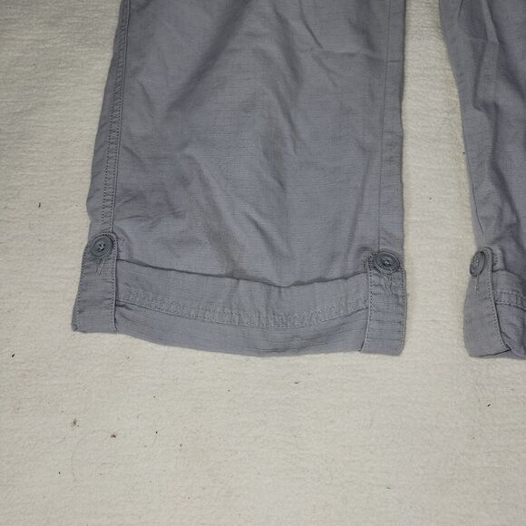 The North Face Cargo Pants Womens Sz 10 Gray Convertible Rollup Style AV2U Hike - Picture 10 of 16